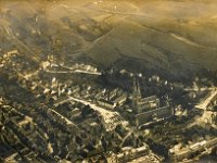 Panorama Zagreba vjerojatno fotografirana iz balona Turul u travnju 1905. godine
